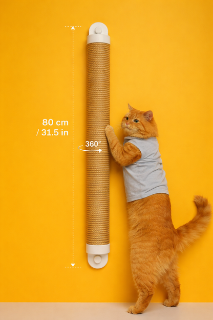 Scratchi 360 Wall and Window Mounted Cat Scratching Post
