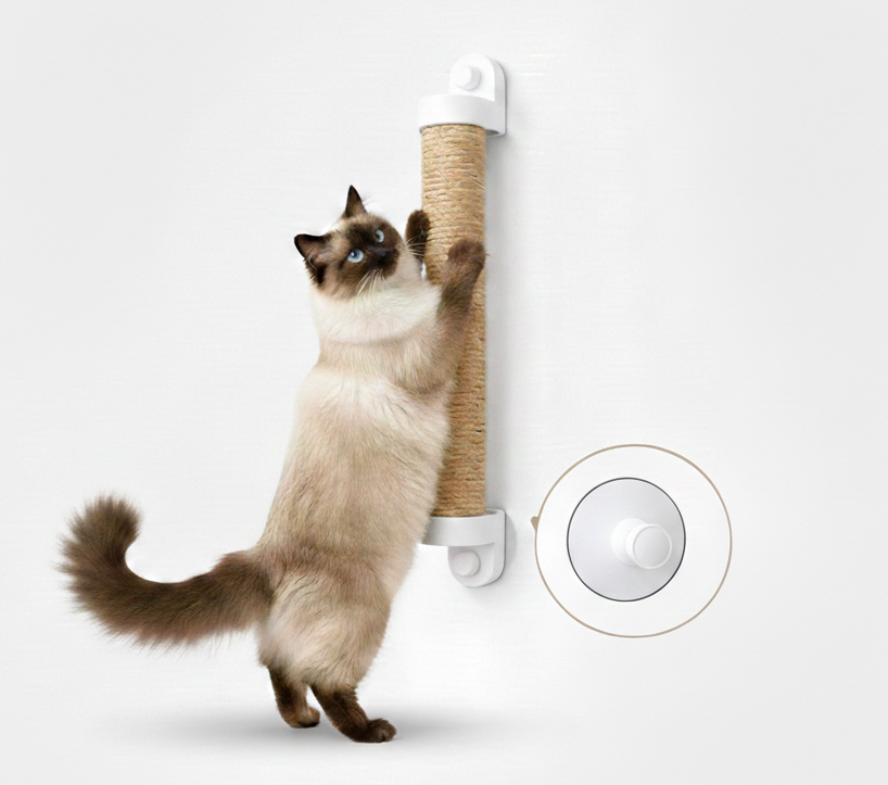 Scratchi 360 Wall and Window Mounted Cat Scratching Post