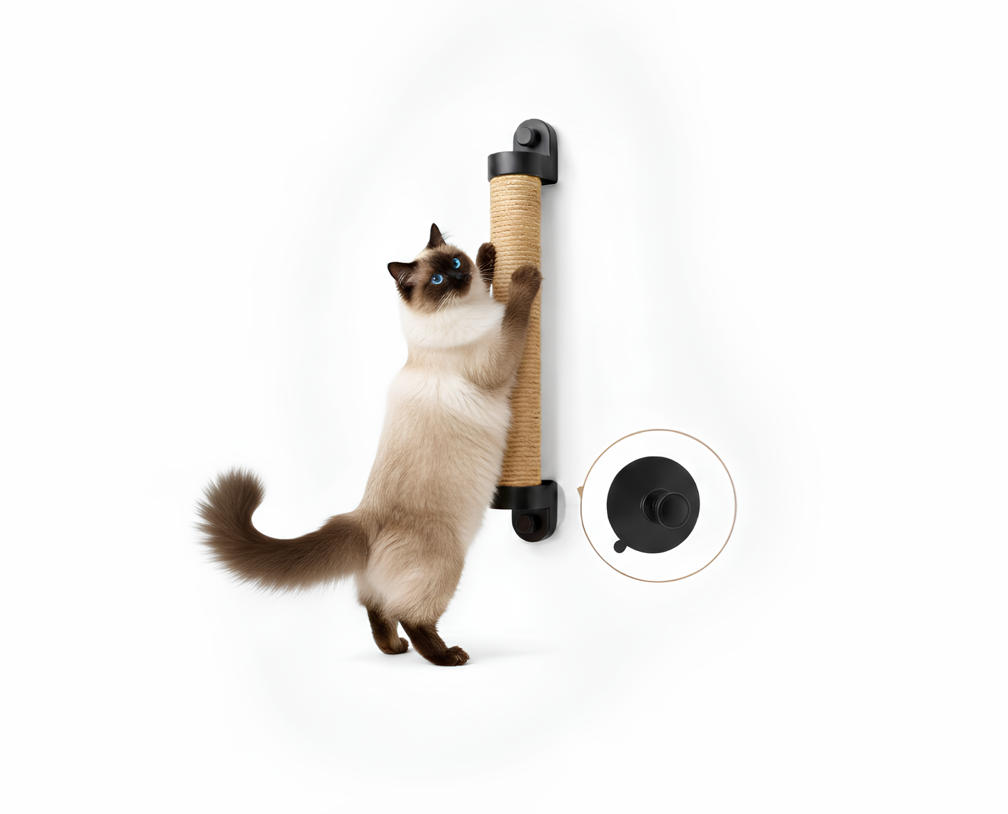 Scratchi 360 Wall and Window Mounted Cat Scratching Post