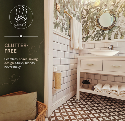 Scratchi 360 Wall and Window Mounted Cat Scratching Post