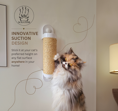 Scratchi 360 Wall and Window Mounted Cat Scratching Post