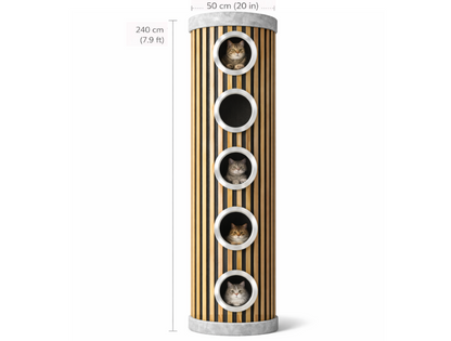 Scratchi Tower - Premium Vertical Cat Haven
