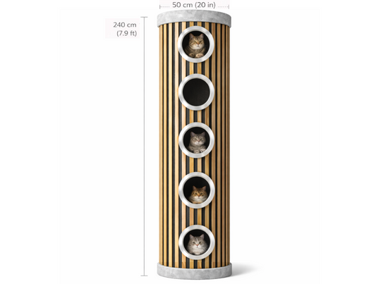 Scratchi Tower - Premium Vertical Cat Haven