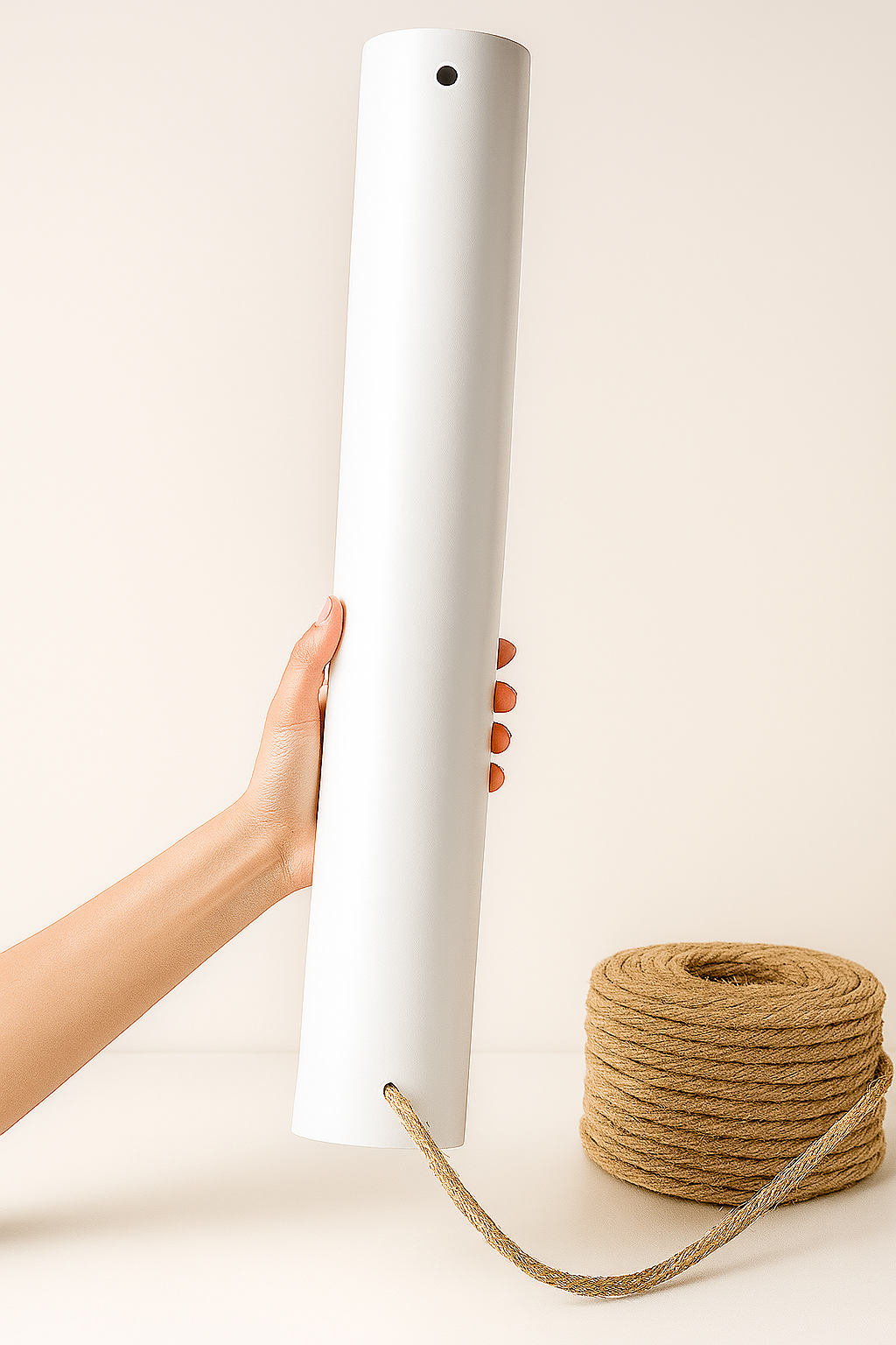 Scratchi 360° | Cat Scratching Replacement Post | No Staples, No Glue Needed (6mm Sisal Rope Sold Separately)