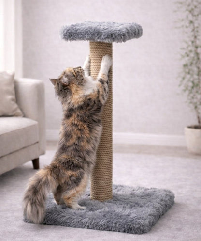 Scratchi Uno™ – Luxury Cat Scratching Post & Cat Tree