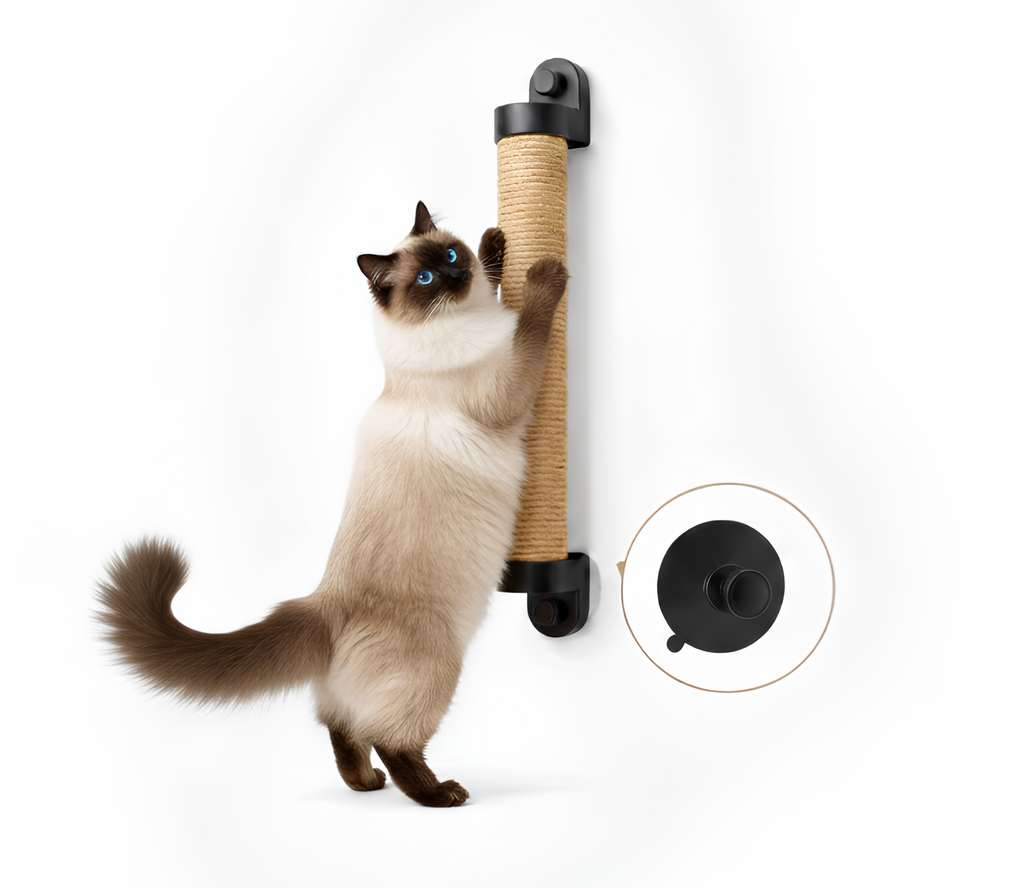 Scratchi 360 Wall and Window Mounted Cat Scratching Post